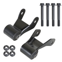 Leaf Spring Rearward Shackle Bracket Kit Replacement for Chevy Avalanche Silverado Suburban Replacement for GMC Sierra Yukon 20002013 722029