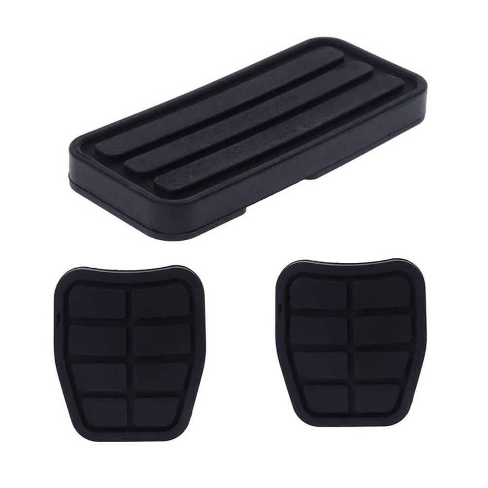 Automotive Brake Clutch Accelerator Rubber Pedal Kit Compatible With T4 Transporter 1990 2003 689788482712