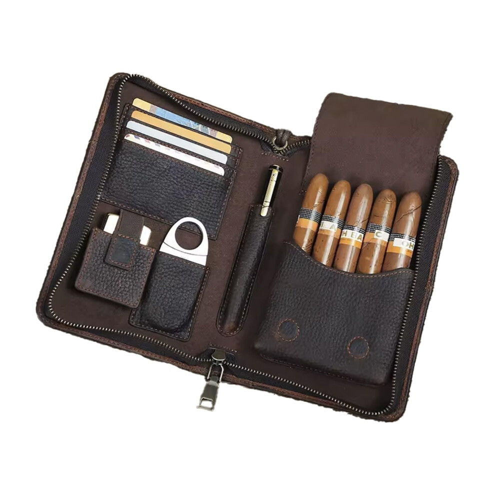 Cigar travel case box purse Organizer cigars Cutter sets hard size pack set