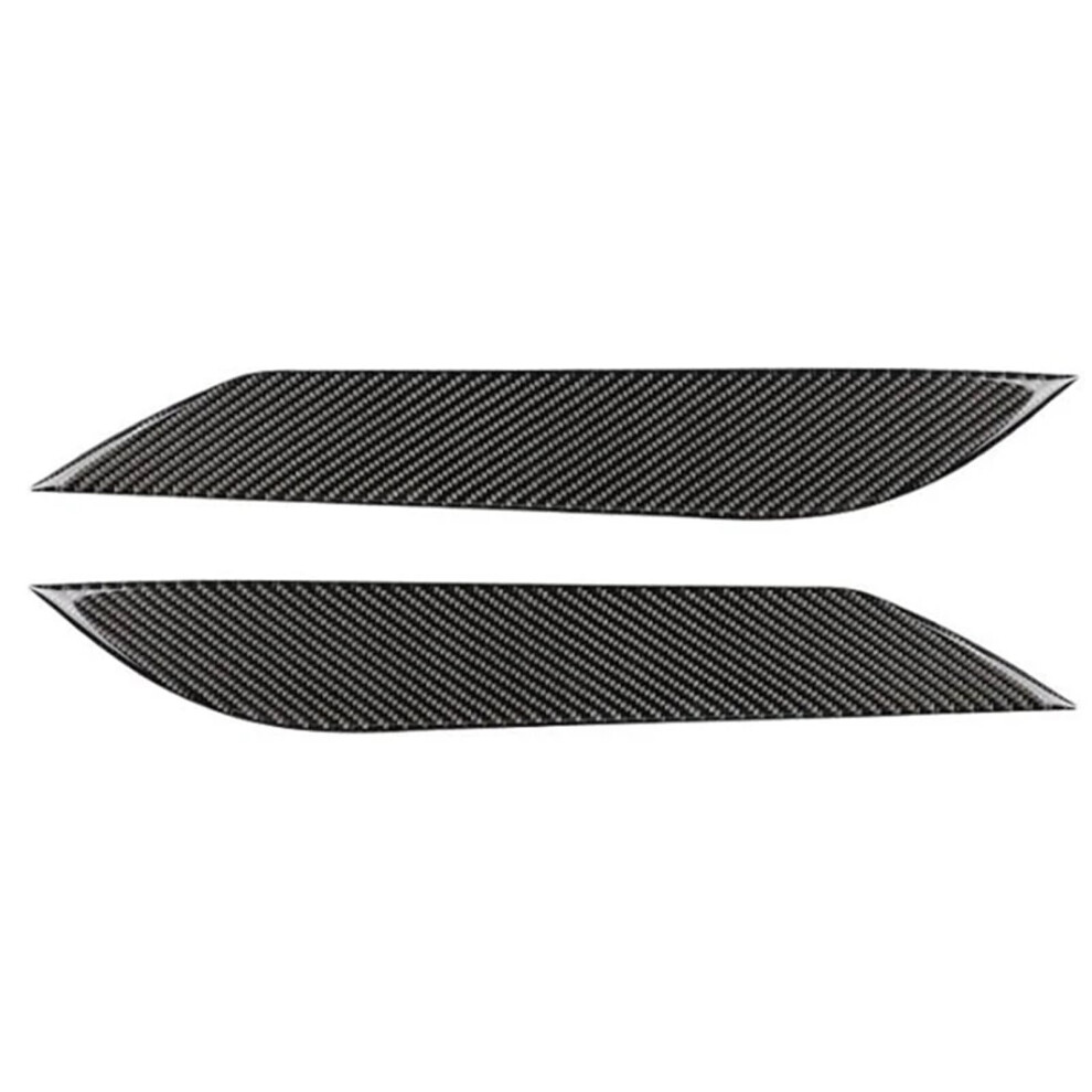 Carbon Fiber Headlight Eyelids Covers Compatible With 20032008 Nissan 350Z Fairlady Z Z33 Black 689788484082