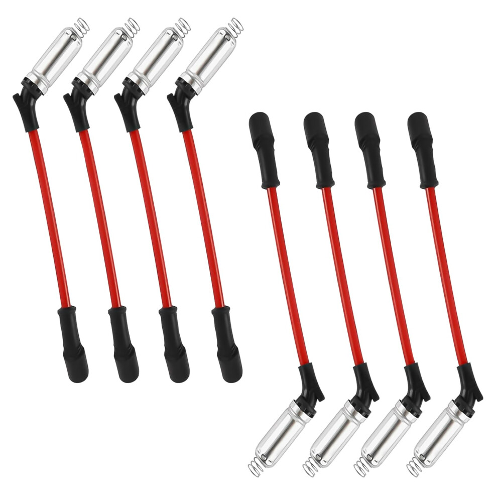 Spark Plug Ignition Wire Set Compatible With Chevrolet Chevy Gmc Cadillac 4.8L 6.2L Set Of 8 689788484075
