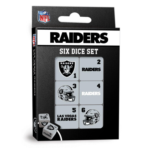 Set de dés NFL Las Vegas Raiders