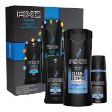 Conjunto de Presente AXE Phoenix com Spray Corporal, Antitranspirante & Sabonete para Banho 3 unidades