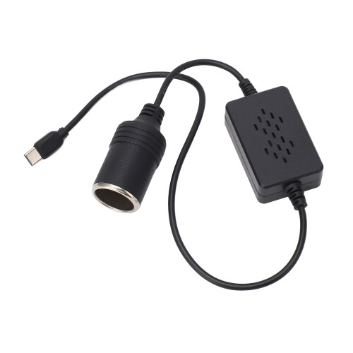 12V Auto-Zigarettenanzünder-Steckdosenadapter Typ-C 1A ABS 2