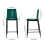 Living And Home (Green) 2PCS Upholstered Bar Stools 7