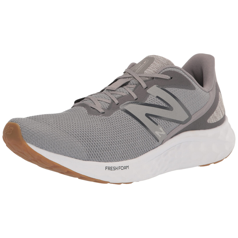 New Balance Men's Fresh Foam Arishi V4 Running Shoe Marblehead/Castlerock/Silver Metallic 12