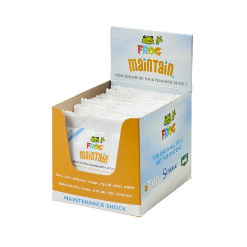 FROg MaintainUn traitement choc sans chlore pour spas, lot de 12