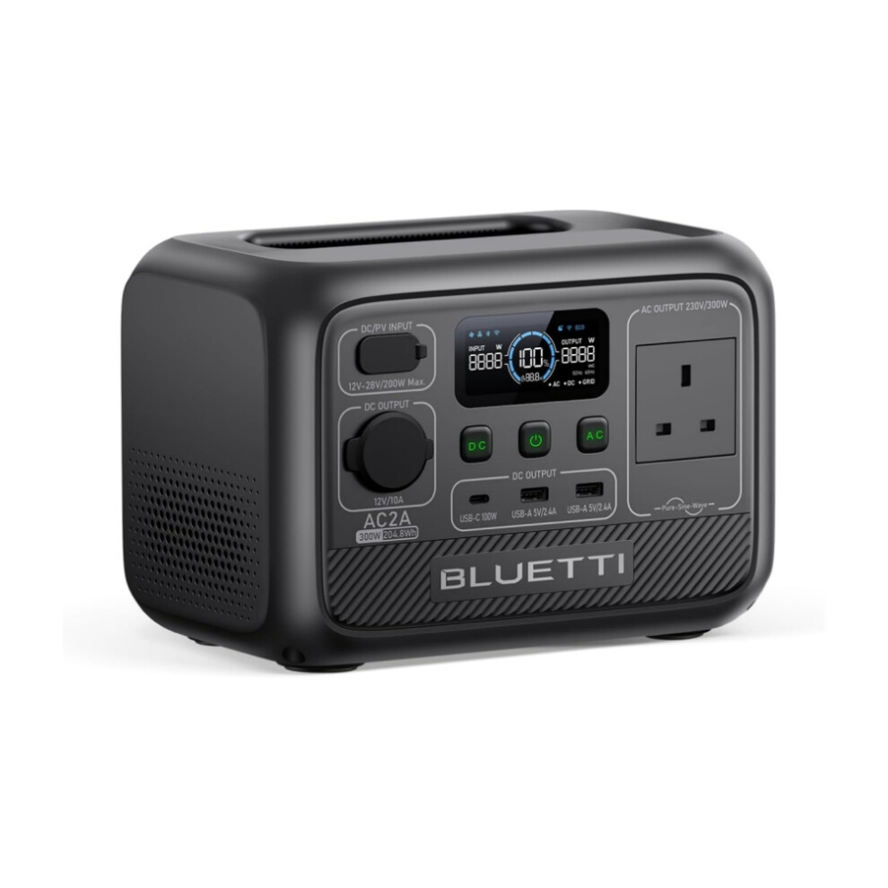 BLUETTI AC2A 204Wh Portable Power Station,AC Outlets for Outdoor