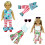 Reeraa 20 PCS Roupas e acess   rios de boneca de 18 polegadas para presente de roupas de boneca americana de 18 polegadas, incluindo 10 conjuntos c 5