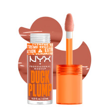 NYX PROFESSIONAL MAKEUP Duck Plump Υψηλής Πυκνότητας Γυαλιστερό Χείλους με Spicy Ginger, Vegan - Apri Caught