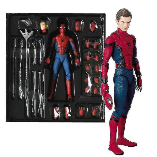 (As show, One size) Spiderman Movable Doll Toy Anime Collection Model