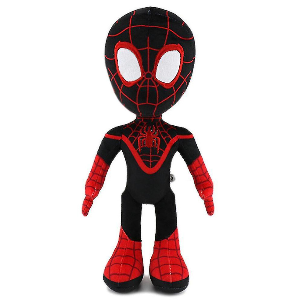 Kikidex (, One Size) Spider-Man And His Amazing Friends Soft Plush Toy Stuffed Doll Kids Gift Black