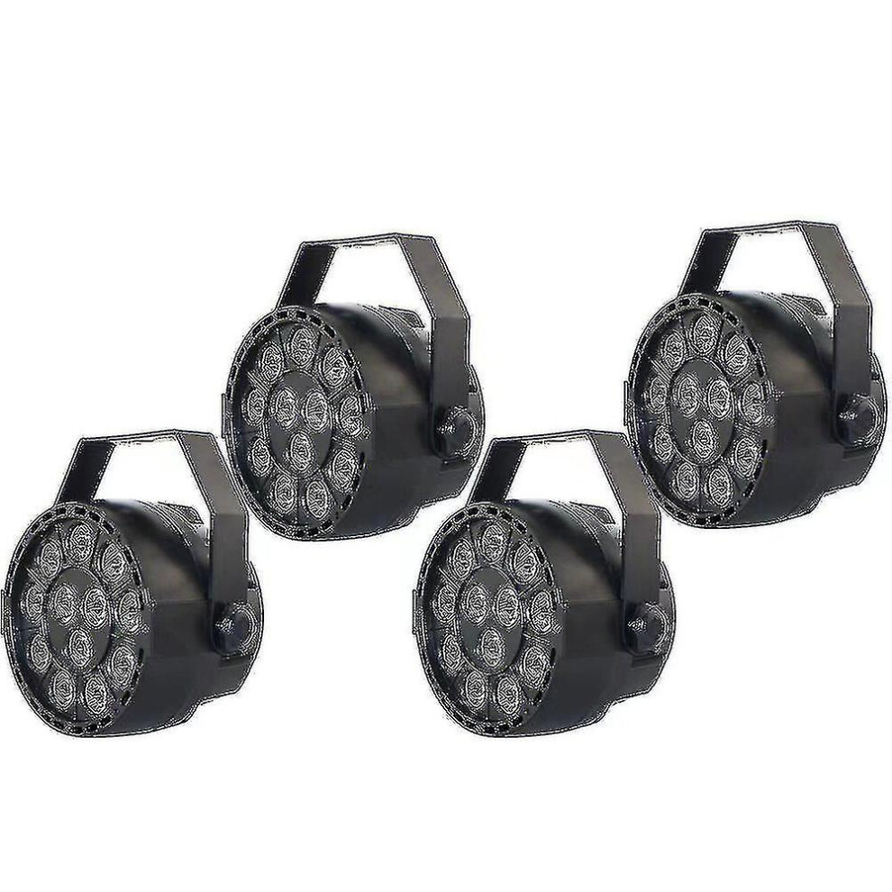 Kikidex (As Show, One Size) 4X Led Par64 Stage Rgbw Dmx512 Stage Ing Light