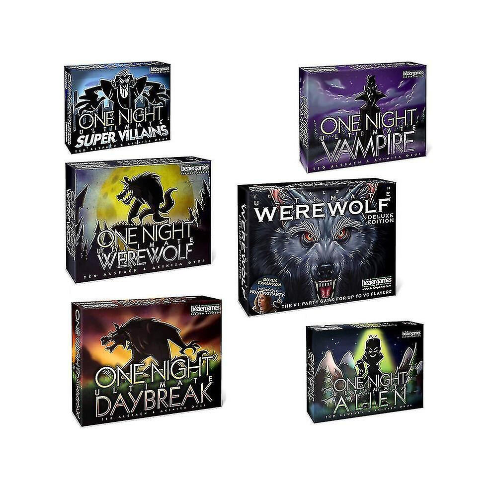 Bezier Games (Alien, One Size) English Version Board Game One Night Ultimate Werewolf