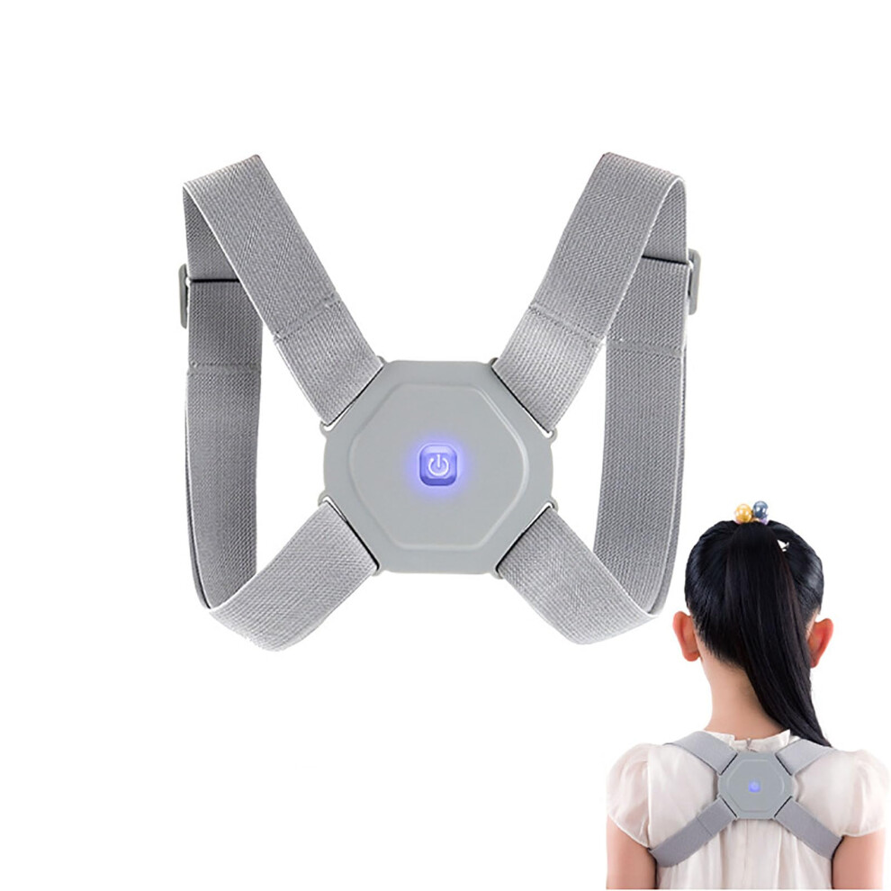 Smart Posture Corrector  Adjustable Upper Back Brace with Vibration Intelligent Posture Reminder