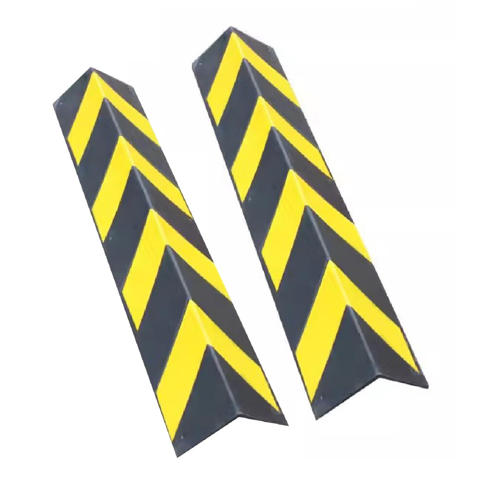 Garage Wall Protector Foam Wall Corner Guard Rubber Corner Protectors, 80X10x0.6cm, Reflective Stripe 689788486628