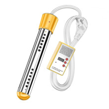 (EU2000W, yellow) Electric Submersible Water Heater 3000w Swimming Pool Rapid Heating Heating Rod Intelligent Timing