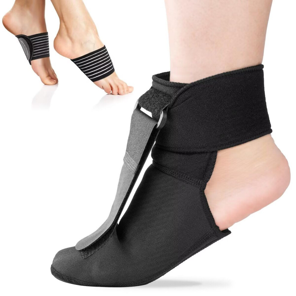 Plantar Fasciitis Relief Night Splint,Planters Facetious Brace Relief with Arch Support