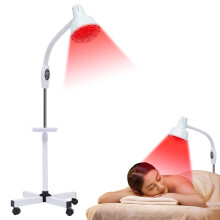Infrared Light, 275W 110V Near Red Infrared Heat Lamp with Timing Function and Flexible Arm