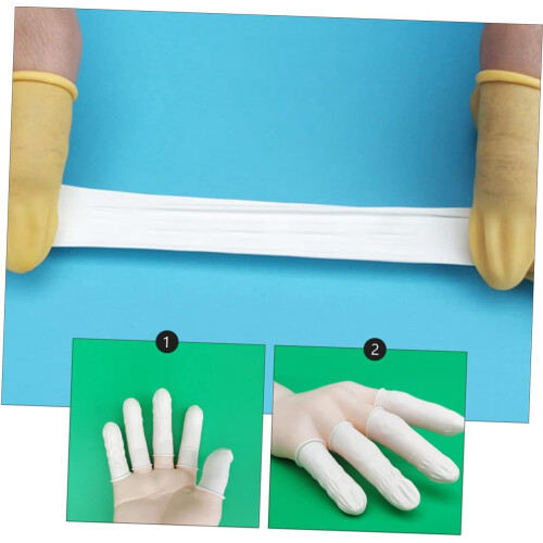 1 Pack Flexible Elastic Fingertip Protectors for Artists Beauty Salons 2