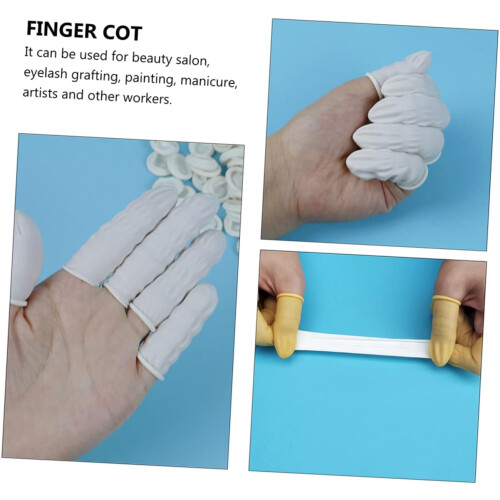 Protective Finger Covers Fingertip AntiStatic Comfortable for Daily Tasks Beauty Procedures 2