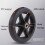 2 Pcs Wheelchair Walker Replacement Wheel For Rollators, Solid Wheel 6' 7' 8', Easy To Scroll 3