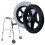 2 Pcs Wheelchair Walker Replacement Wheel For Rollators, Solid Wheel 6' 7' 8', Easy To Scroll 1