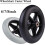2 Pcs Wheelchair Walker Replacement Wheel For Rollators, Solid Wheel 6' 7' 8', Easy To Scroll 5