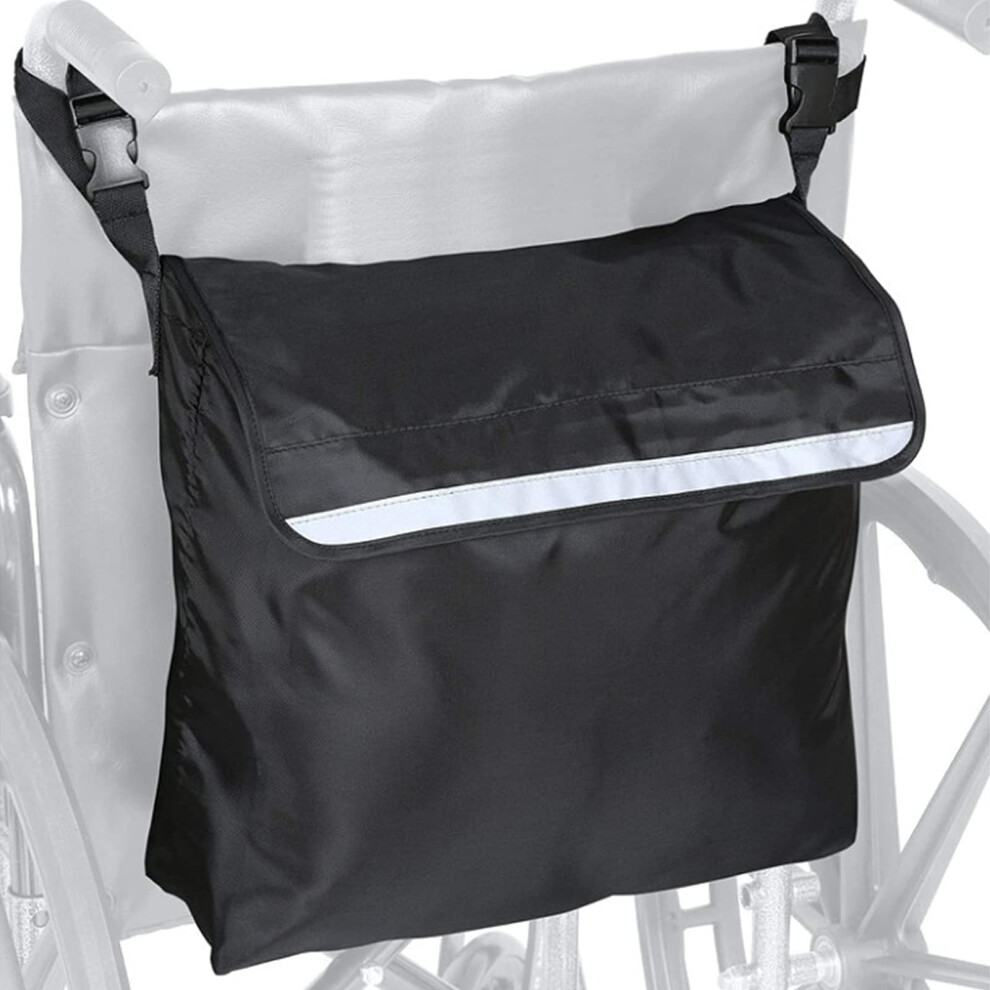 Black Wheelchair Storage Tote,Wheelchair Storage Bag Electric Wheel Chair Storage Tote Travel Bag,