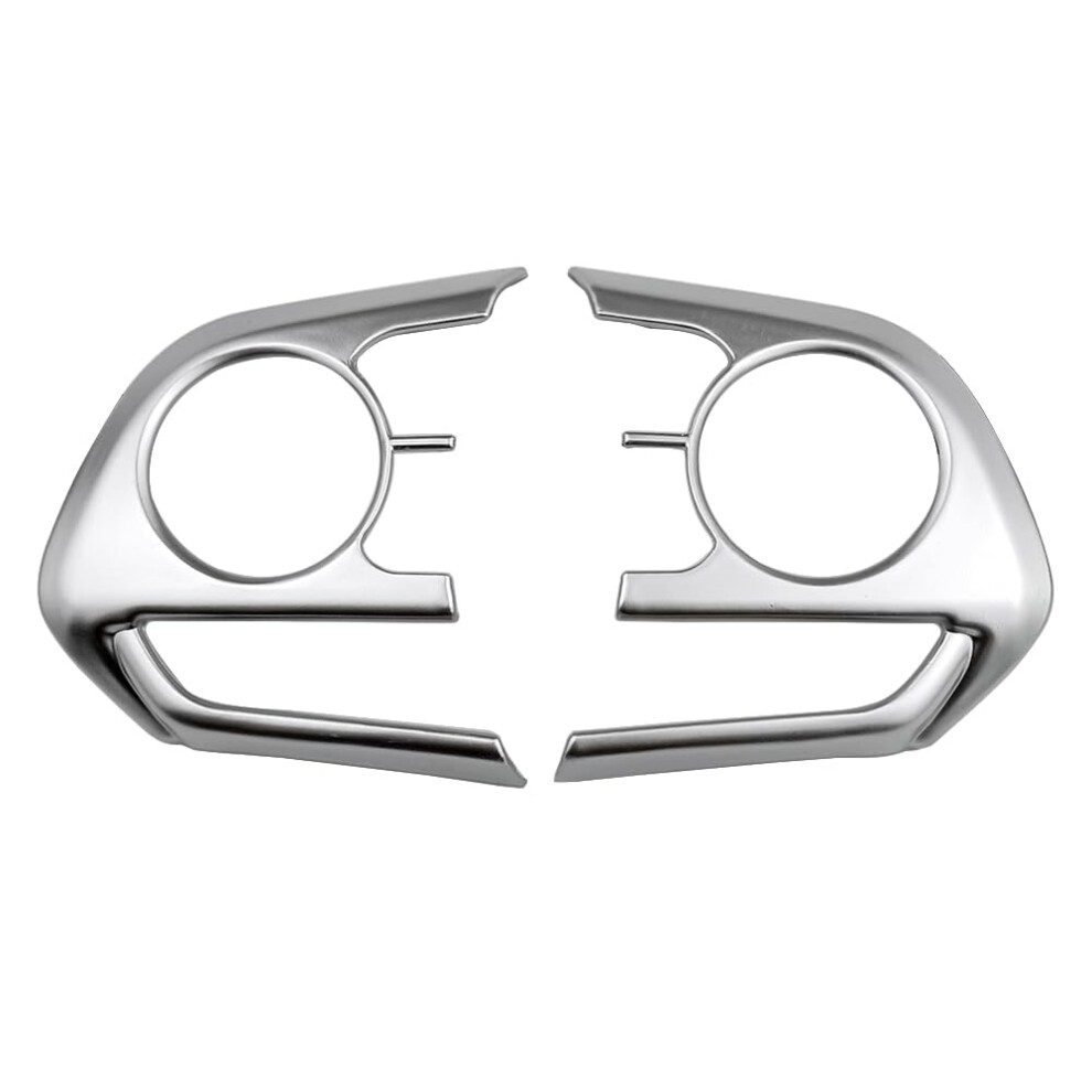 Interior Accessories Steering Wheel Button Frame Cover Trim For Toyota Rav4 Camry Corolla Cross Avalon Harrier Venza 2019 (Matte ) Silver 689788494678