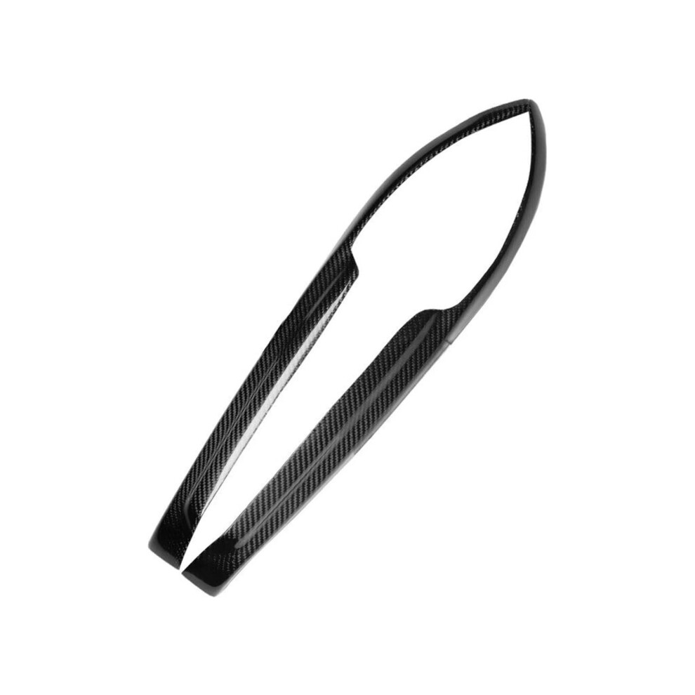 Compatible With Mitsubishi Evo Lancer 20032007 Carbon Fiber Headlight Eyelid Headlamp Eyebrow Cover Lamp Sticker Brow 689788494852