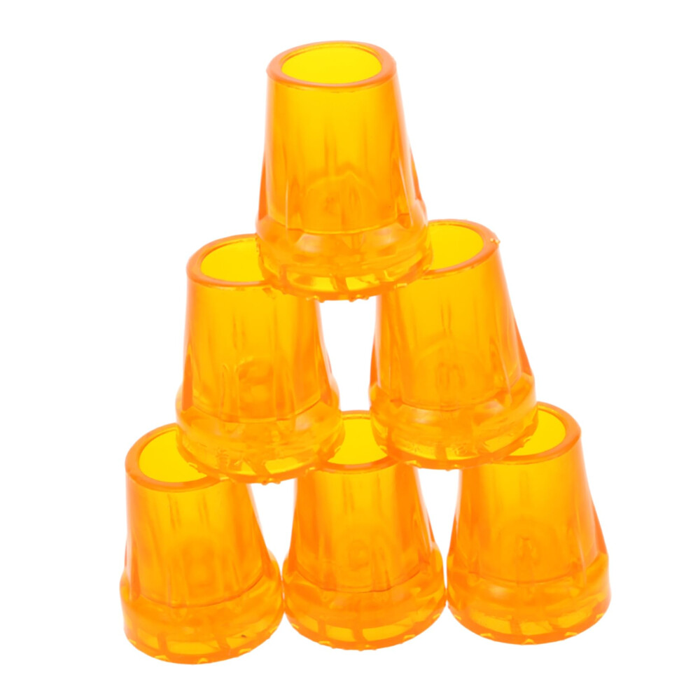 6Pcs Cane Tips Nons Replacement Foot Covers for Walking Sticks Crutch Protectors for Enhanced Stability and Balance Any Surface