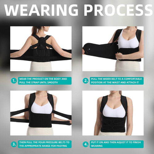 Posture Corrector for Women Men, Adjustable Hunchback Back Posture Correct  Breathable 1