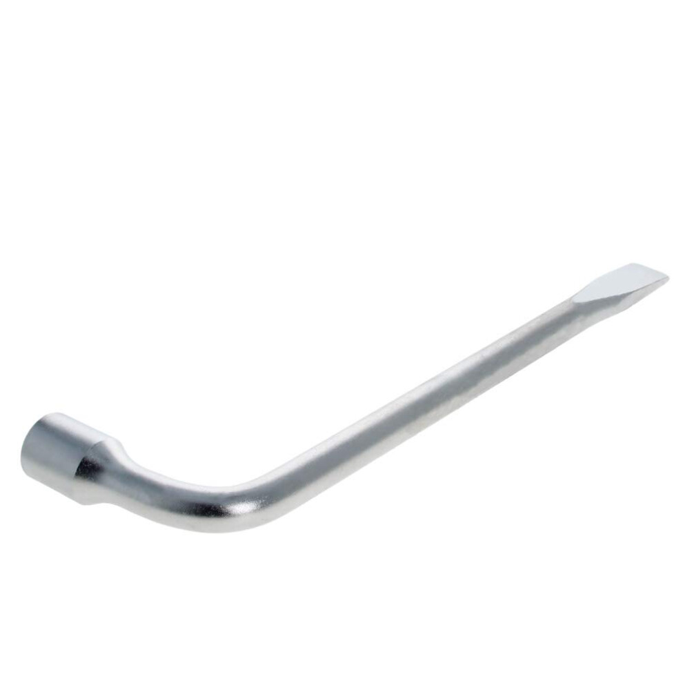 Car Spare Tire Lug Wrench For Jack L Type Hexagon 17Mm Slotted End Socket Repair Tool 2Pcs 689788496269