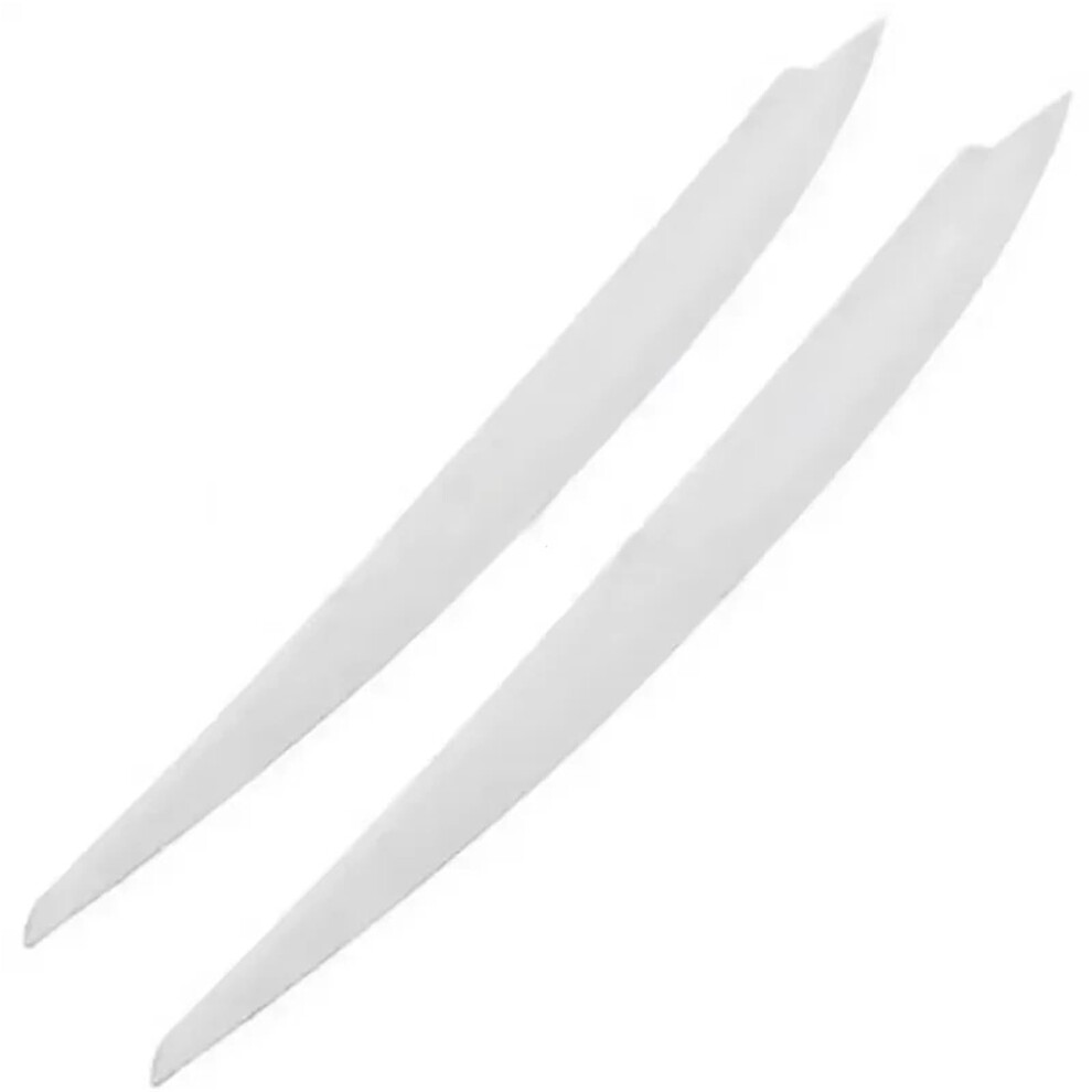 Compatible For Vw Golf 7 Mk7 Gti R Rline 20132018 Headlights Eyebrow Eyelids Trim Stickers Cover Car Styling Accessories(White) White 689788496405