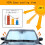 Windshield Sun Shade Compatible with Land Rover Range Rover Sport   , Front Window UV Protector 3