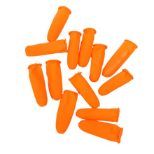 Thick AntiSlip Fingertip Protectors Half Finger for Nail Resistant Sports Finger Protectors Size s (200g)