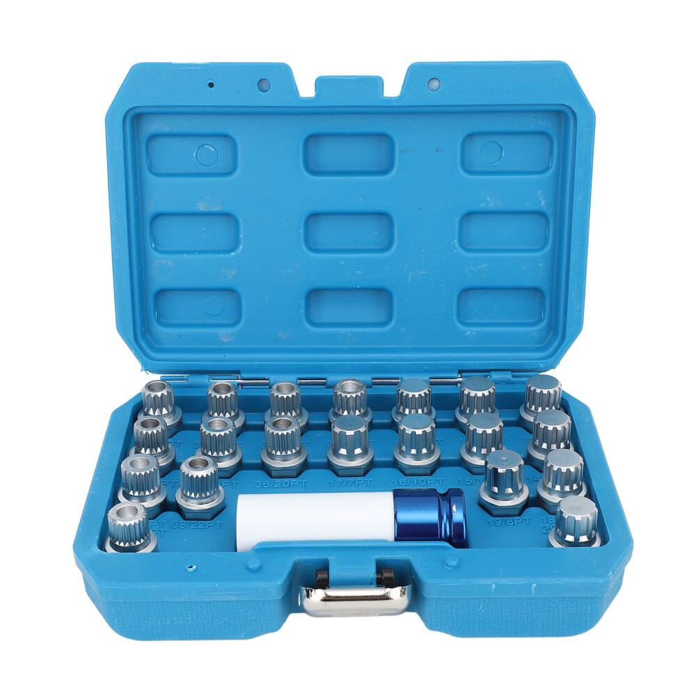 21Pcs Wheel Lock Lug Nut Remover Tool Kit With 9121376765193