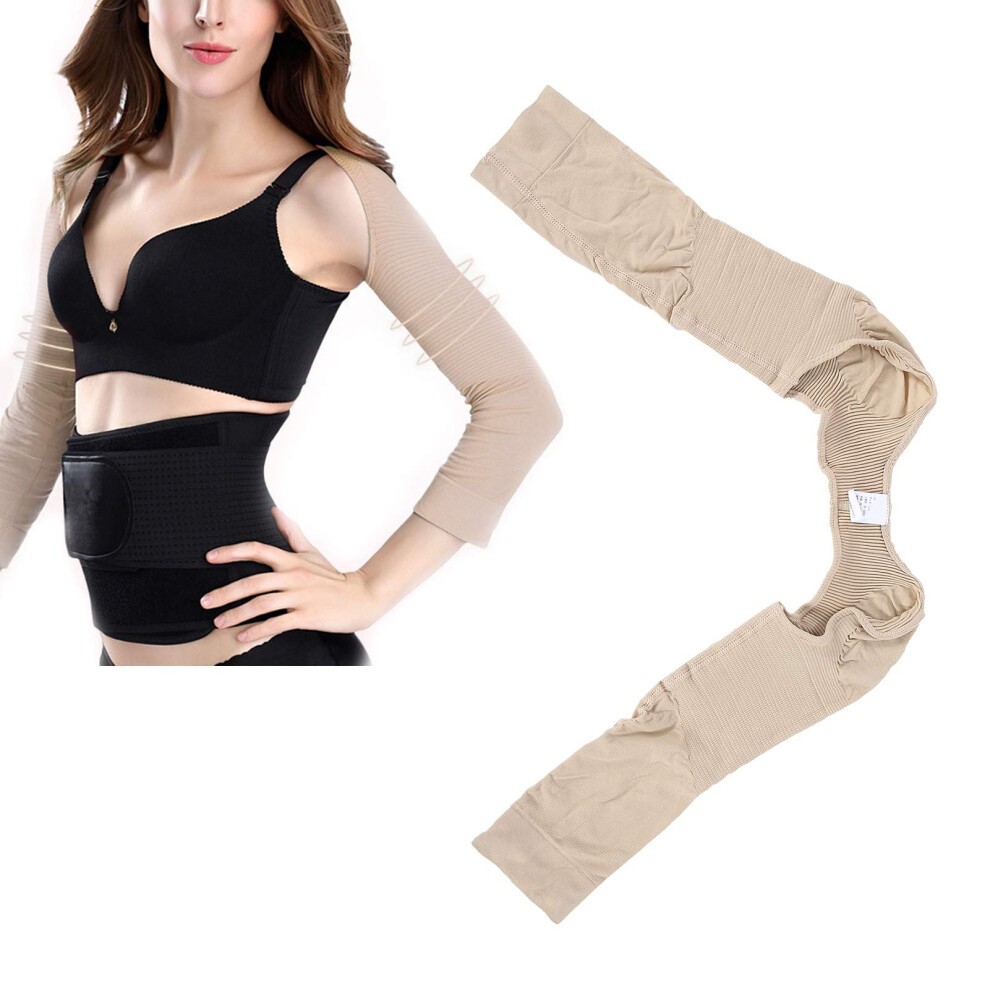 Elastic Arm Shaper Shoulder Upper Arm Compression Wrap Shaper Back Corrector Skin Color