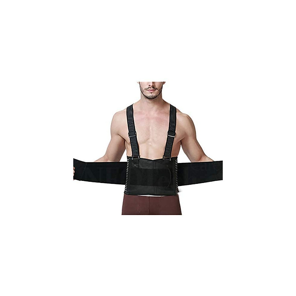 Posture Corrector Lumbar Support Belt Brace Back Pain Straightener High Elastic Protect Lumbar Spinal Shoulder Straps Working Support Support Brace