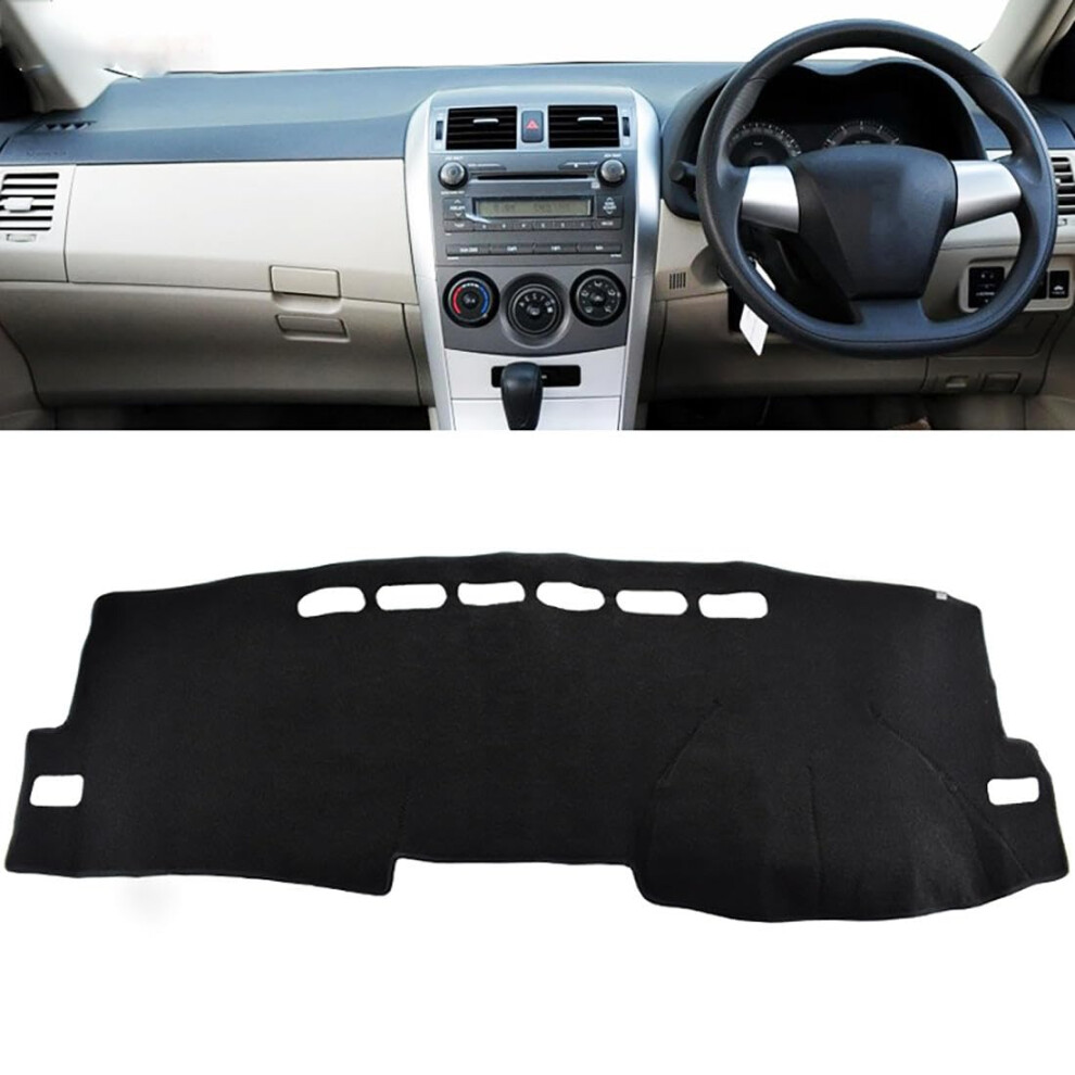 Fit For Toyota Corolla Axio Fielder 20072011 Rhd,Car Dashboard Cover,Antiscratch Dash Cover, Interior Dash Covers Black 689788498836