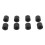 8PCS Rubber Wheel Mat Guide Rubber Roller 6
