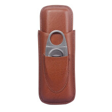 Cigar Travel Case for 2 Leather Cigar Travel Case Cigar Humidor Accessories