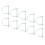 10Pcs Safety Coupler Pin with Anti Lost Chain 6 X 4