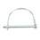10Pcs Safety Coupler Pin with Anti Lost Chain 6 X 14