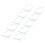 10Pcs Safety Coupler Pin with Anti Lost Chain 6 X 5