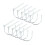 10Pcs Safety Coupler Pin with Anti Lost Chain 6 X 6