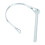 10Pcs Safety Coupler Pin with Anti Lost Chain 6 X 13