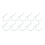 10Pcs Safety Coupler Pin with Anti Lost Chain 6 X 3