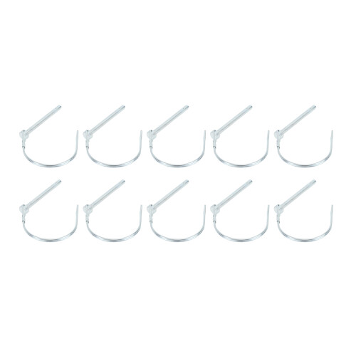 10Pcs Safety Coupler Pin with Anti Lost Chain 6 X 2